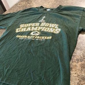 L Vintage Packer youth tee